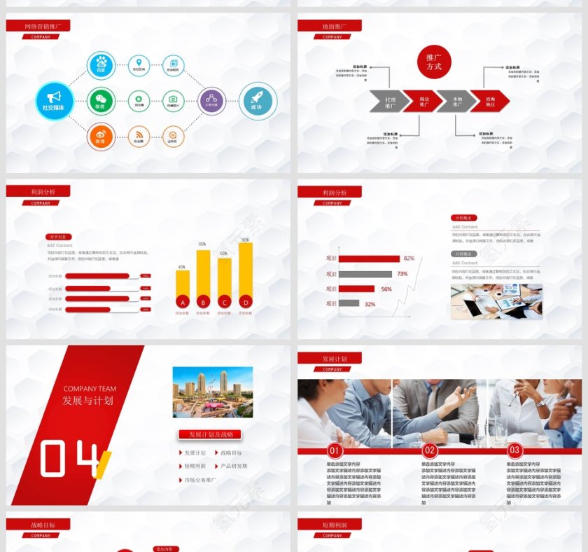 创业融资计划书商业计划书PPT第5张