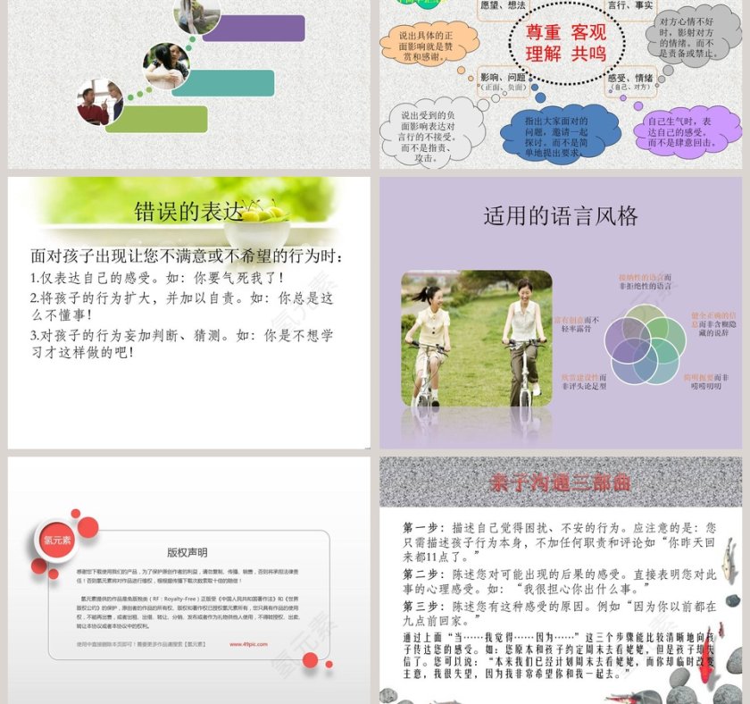 父母不该说的话家庭教育ppt第7张