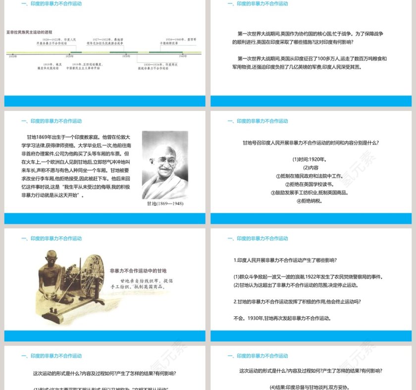 第12课  亚非拉民族民主运动的高涨 PPT模板第2张