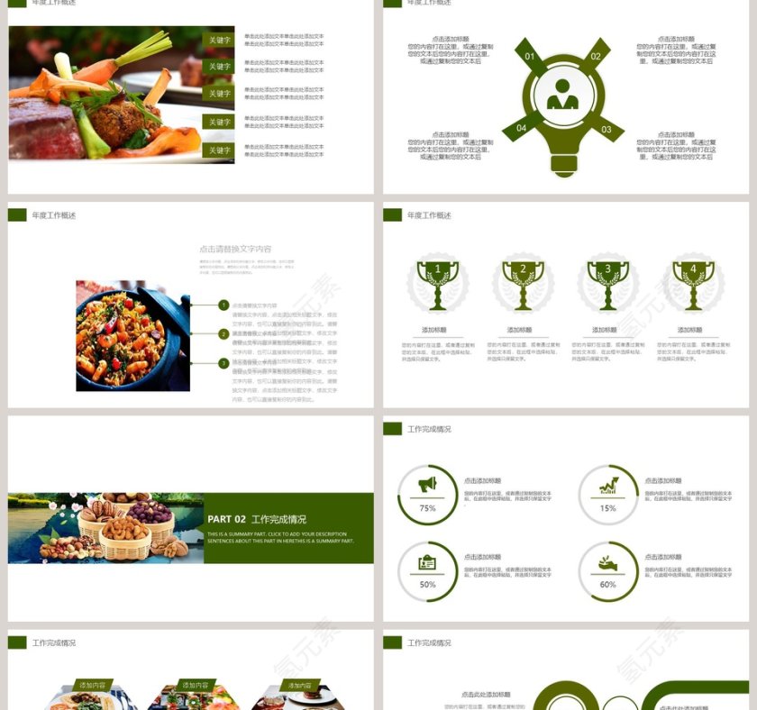 美食中餐饮PPT第2张