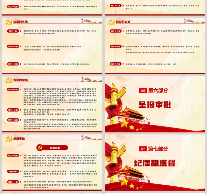 中国共产党地方组织选举工作条例专题党课PPT模板第4张