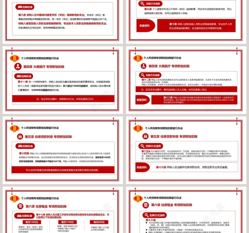 中华人民共和国个人所得税法实施条例个人所得税PPT模板第6张