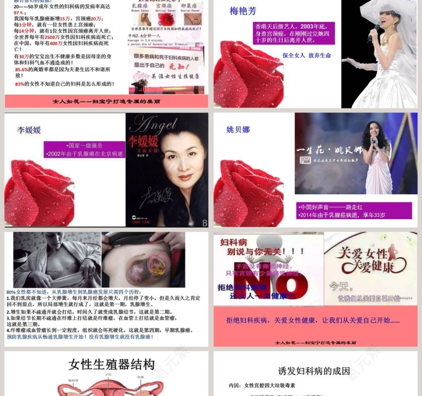 妇科疾病知识讲座PPT模板第2张