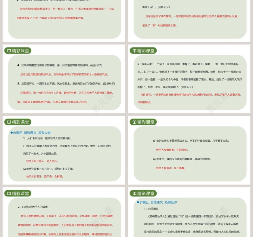 七年级语文上册植树的牧羊人PPT课件第3张