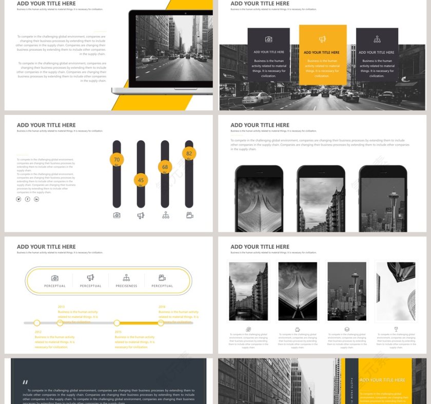 欧美简单精美大气商业计划书PPT第2张