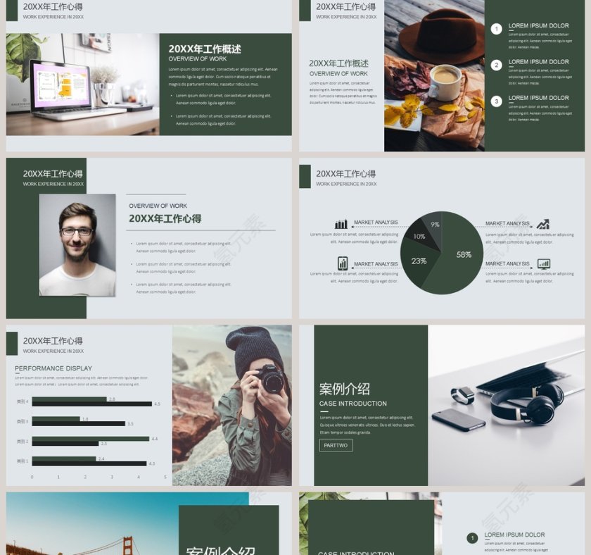 工作概述工作总结工作汇报第2张