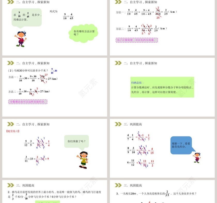 人教版小学数学六年级上册教学ppt课件第2张