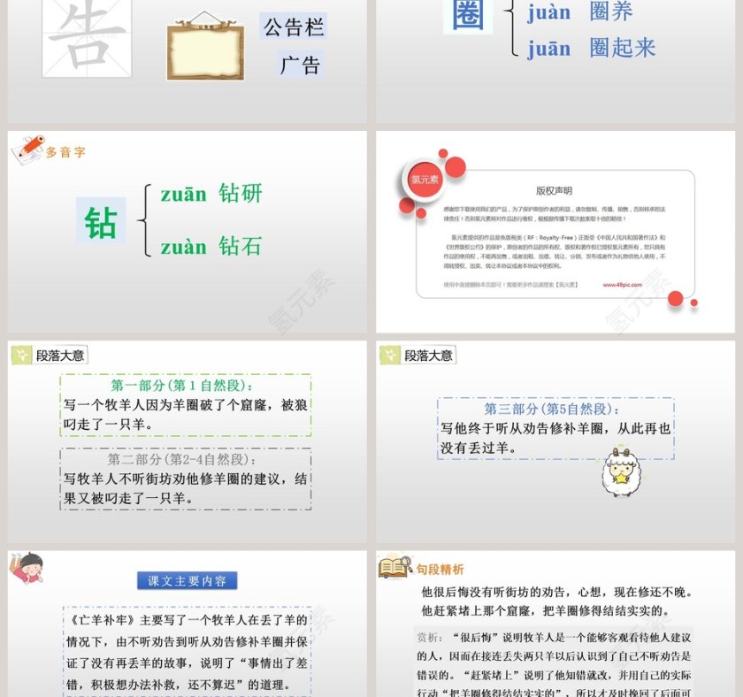 成语解析亡羊补牢语文课件PPT第3张