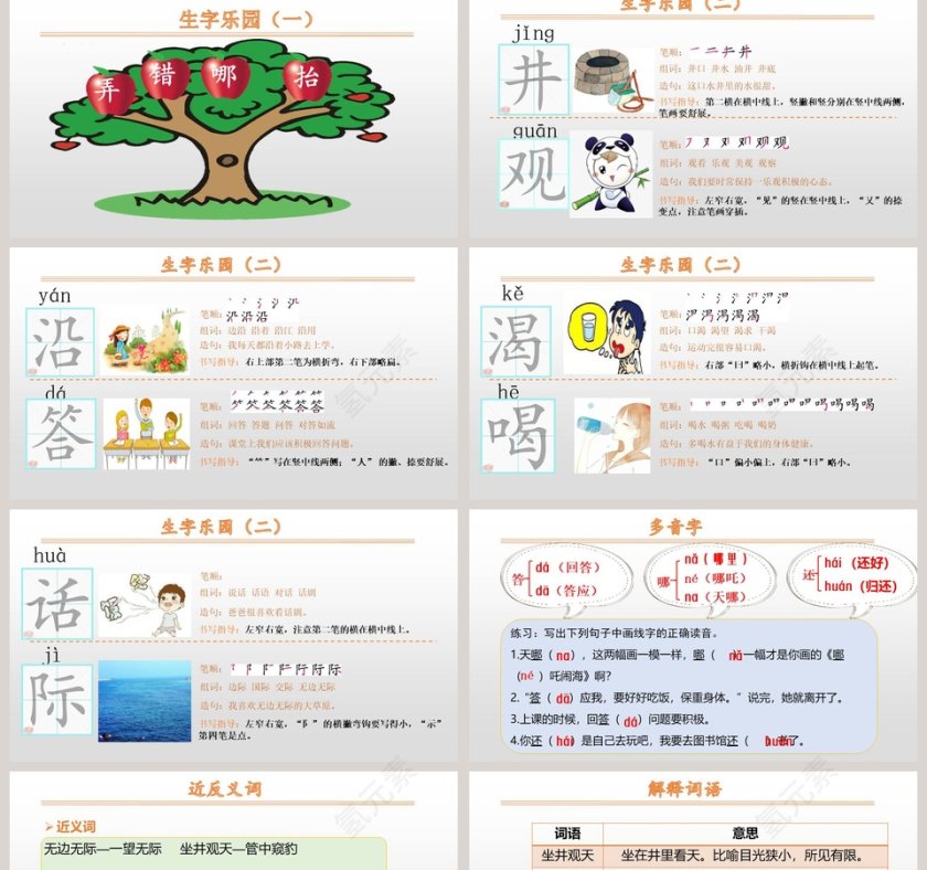 坐井观天语文PPT课件第2张