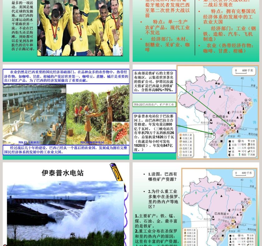 第二节 巴西-第九章  西半球的国家教学ppt课件第5张