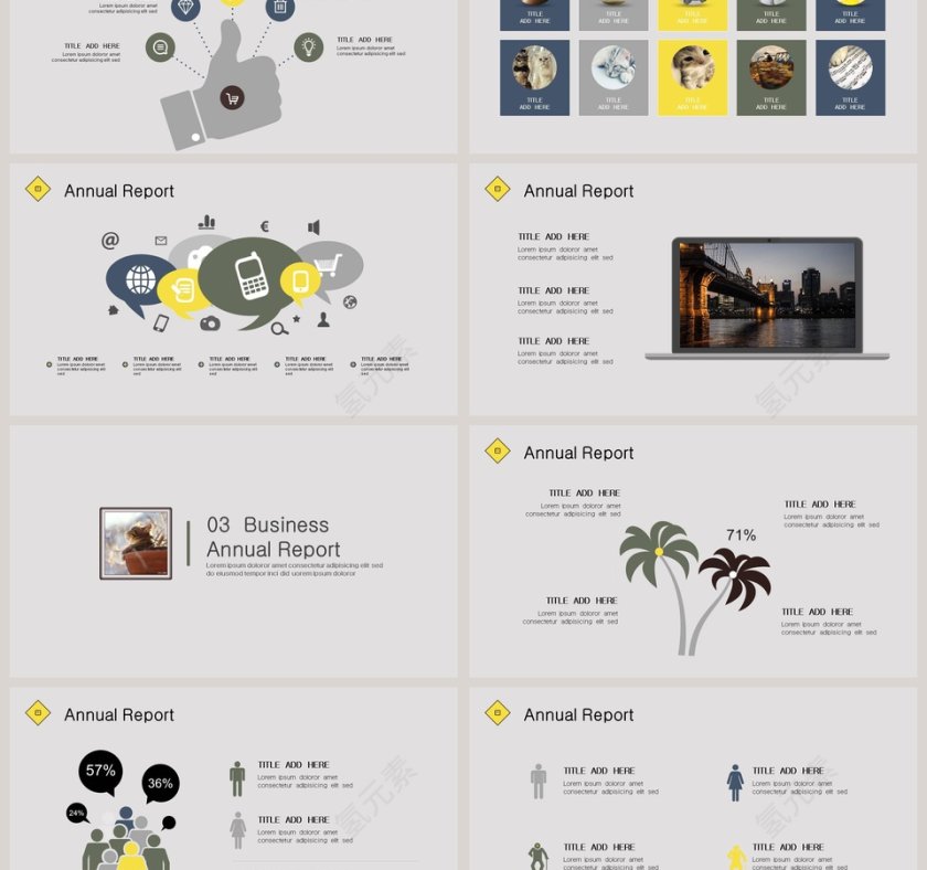 Business Annual Report    PPT第3张