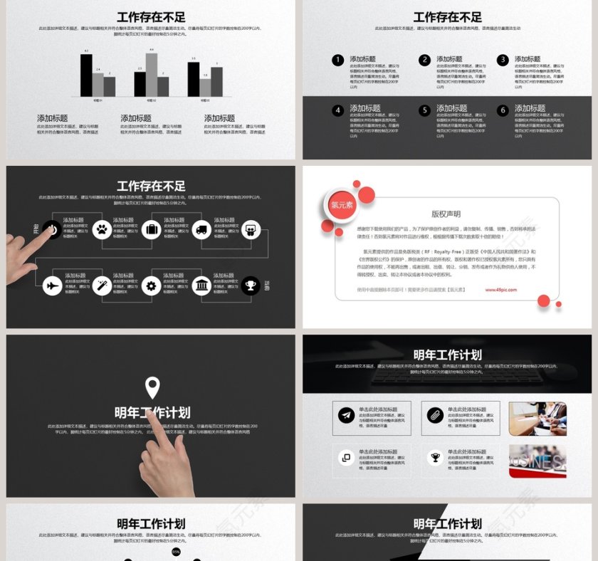 商务工作汇报年终总结PPT第5张