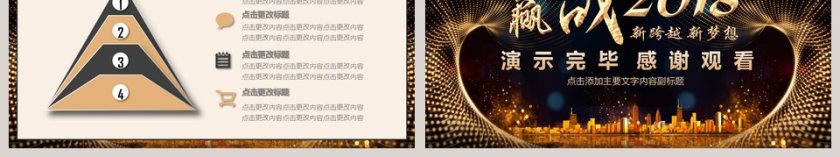 2019跨越成长年会动态PPT第6张