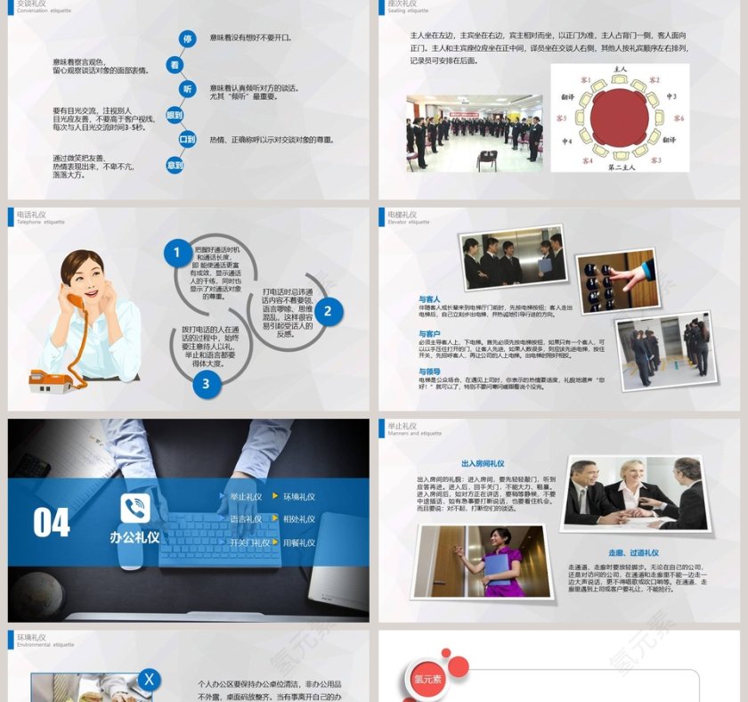 商务礼仪与职业形象礼仪培训PPT第5张