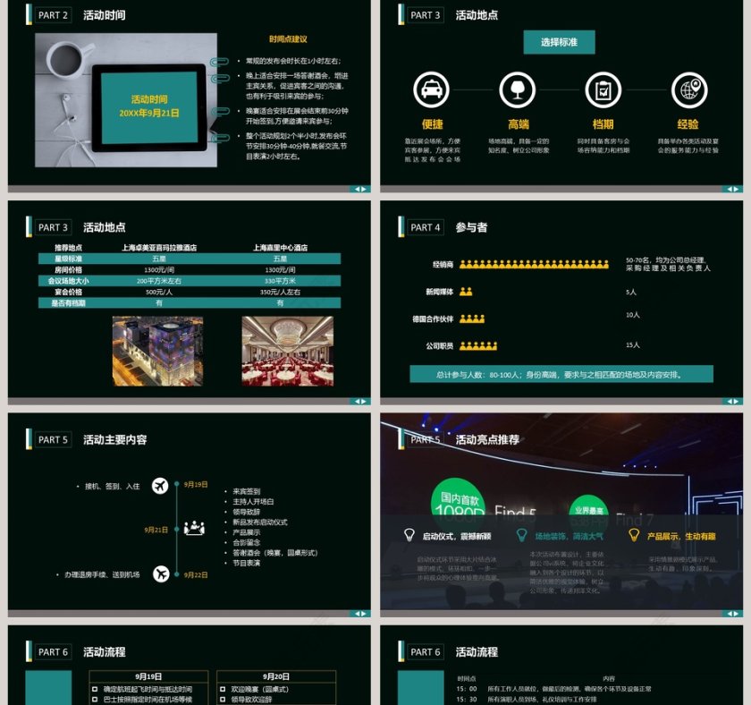 2019时尚风格新品发布会策划模板第2张