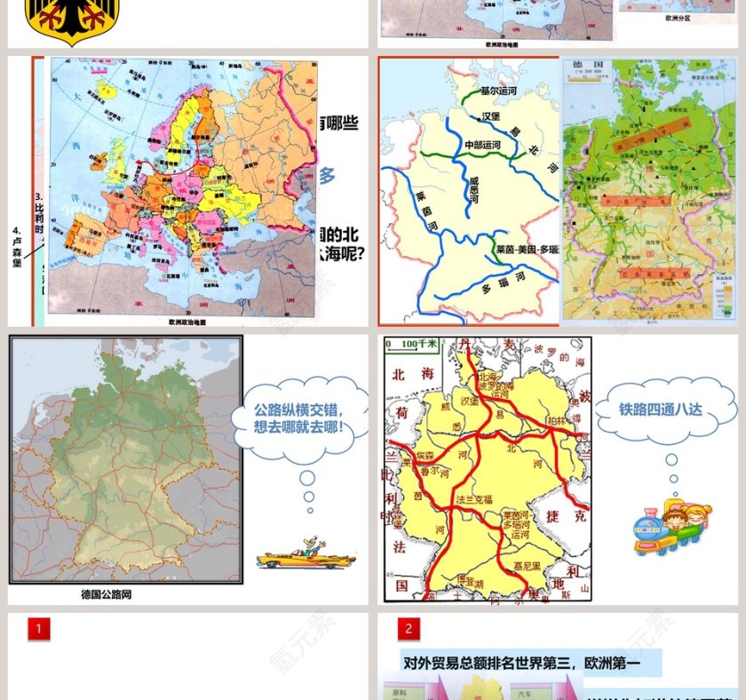 地处欧洲十字路口的工业强国PPT模板第2张