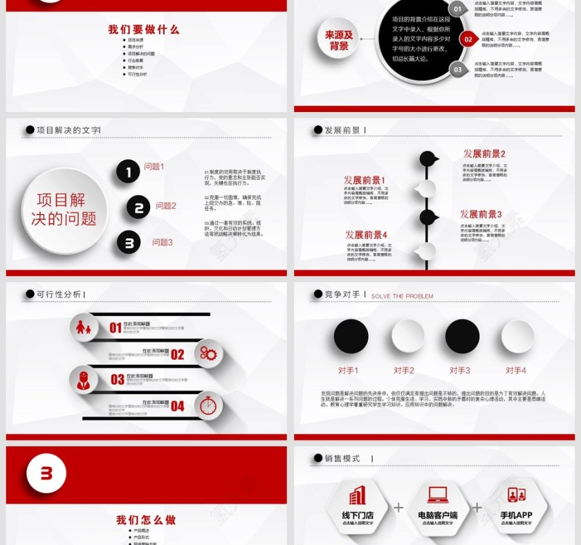 完整框架商业融资计划书第3张