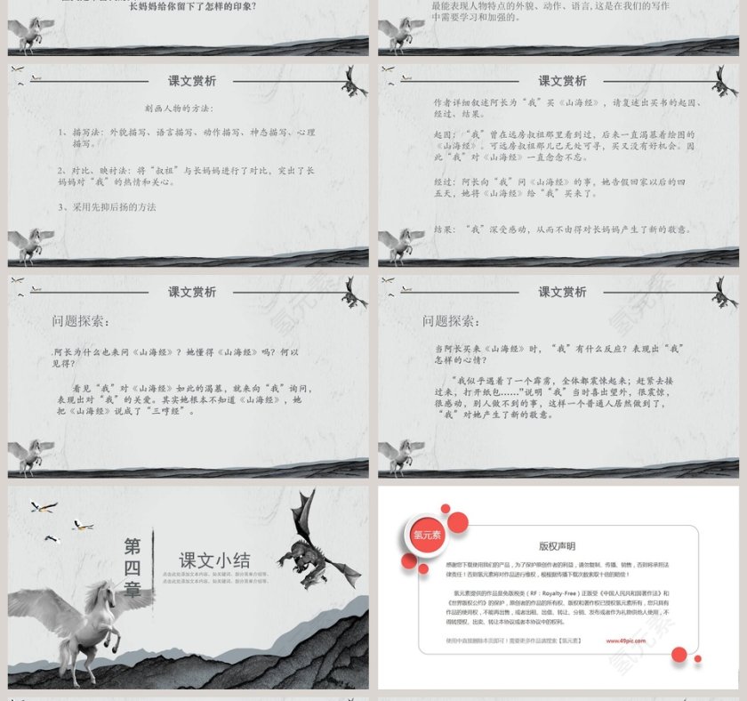 语文课件范本PPT-阿长与山海经第4张