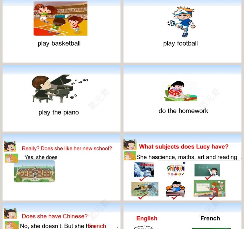 Unit 4  School in Canada-Lucy is in a new school教学ppt课件第2张