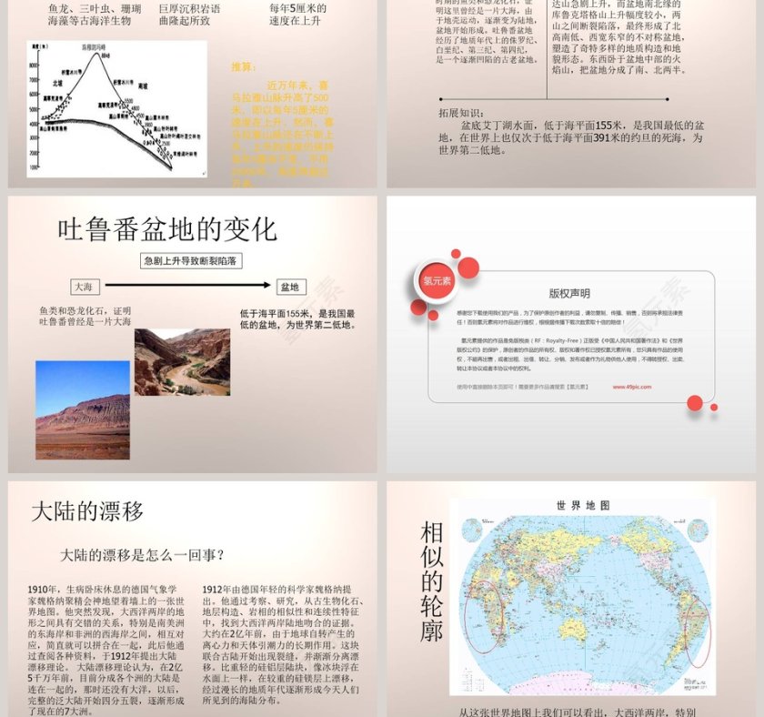 多样的地表形态-地表的变化教学ppt课件第3张