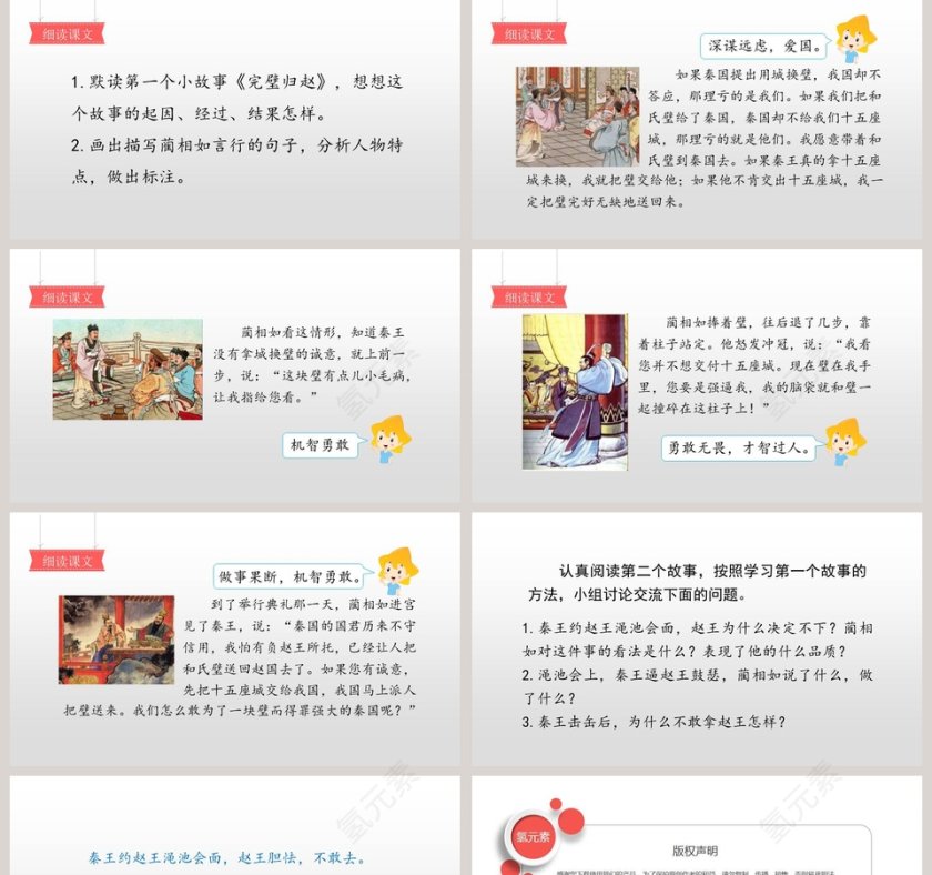 课文解析将相和语文课件PPT第2张