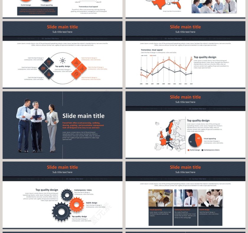 公司介绍企业宣传报告商务PPT   第4张