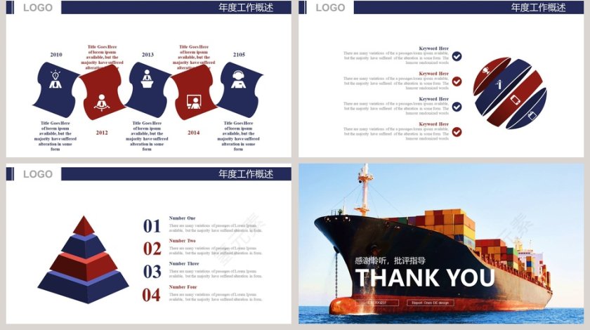 船舶航运物流运输PPT交通工具PPT第5张