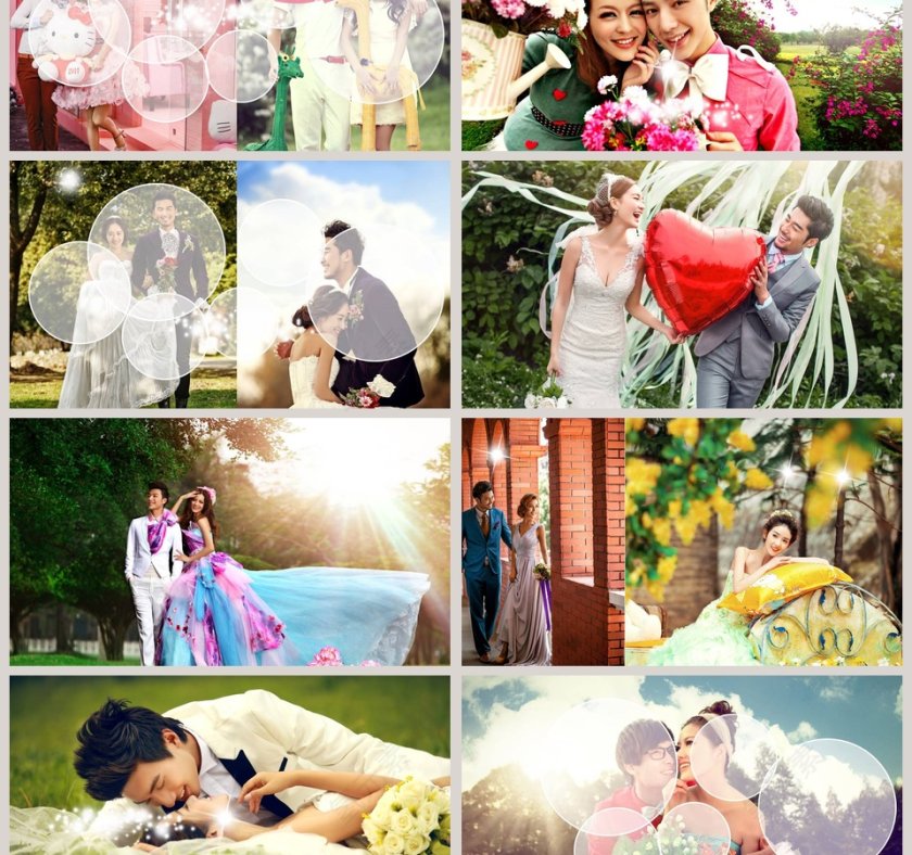 简约浪漫婚礼我们结婚啦PPT模板第3张