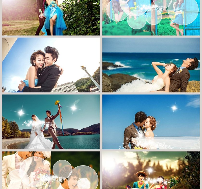 简约浪漫婚礼我们结婚啦PPT模板第6张