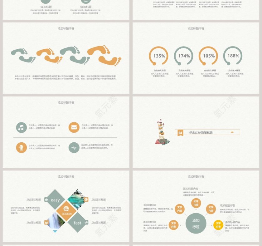 文艺小清新教育说课PPT第4张