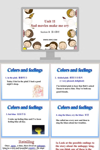Unit 11-Sad movies make me cry教学ppt课件