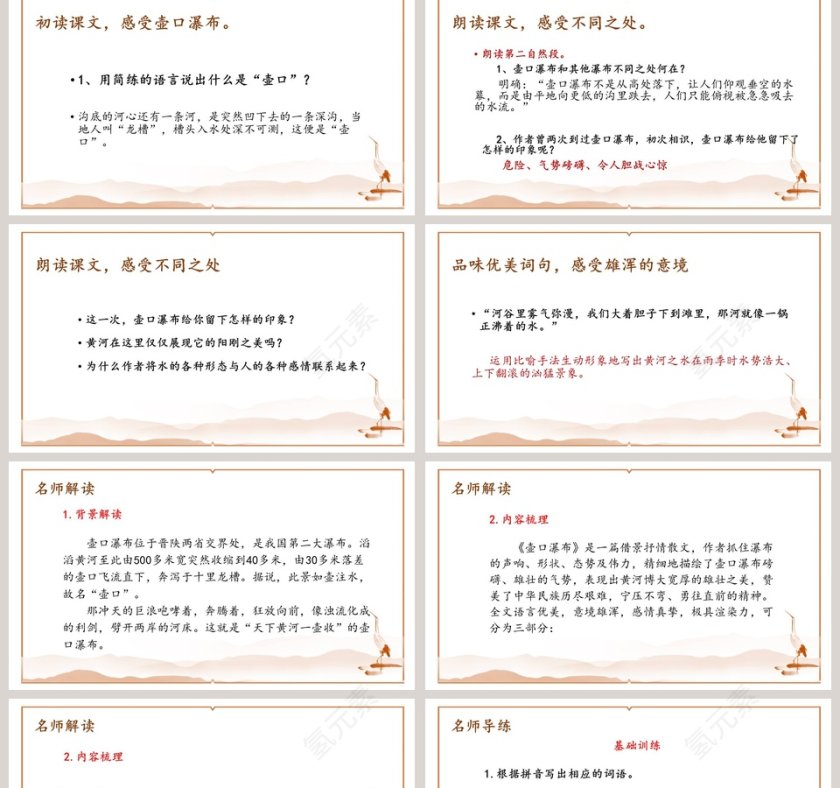 八年级语文课件《壶口瀑布》PPT第2张