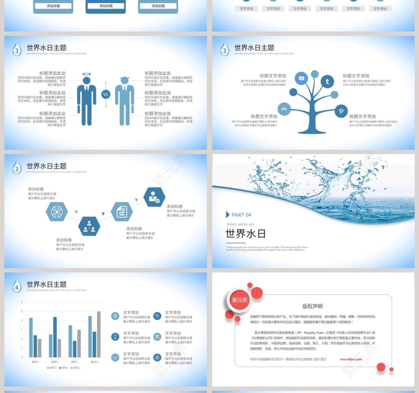 水务水利世界水日主题班会第4张