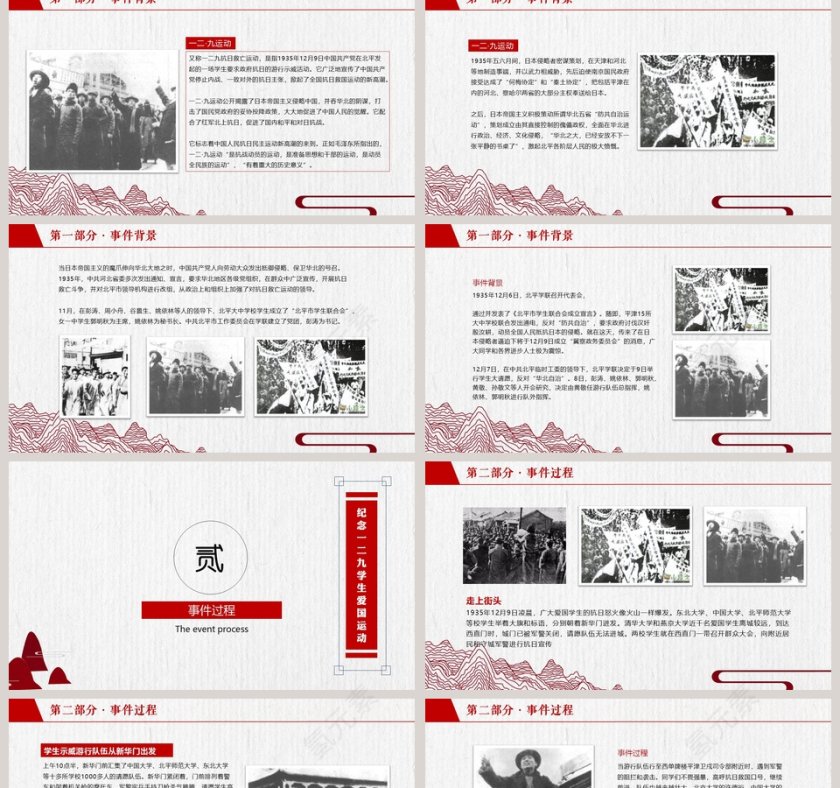 历史课件"抗日救亡纪念一二九学生爱国运动 "第2张