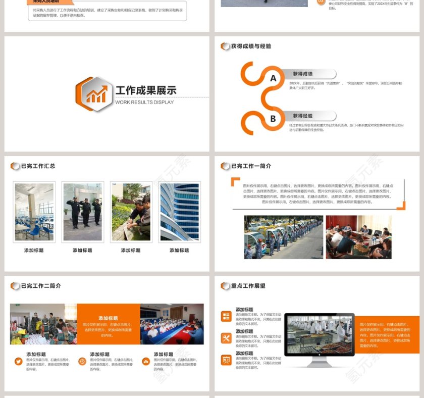 后勤部门工作总结汇报PPT第4张