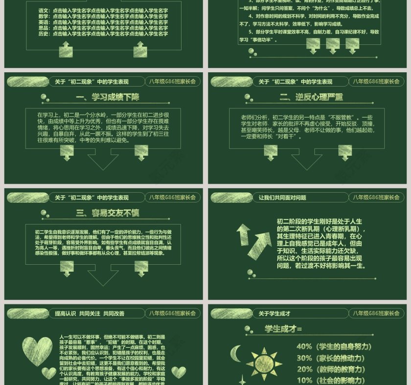 热烈欢迎各位家长的到来期末家长会PPT第3张