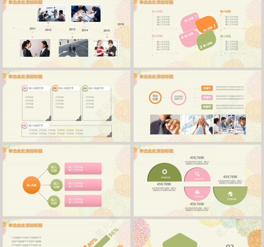 计划总结工作汇报PPT模板第2张