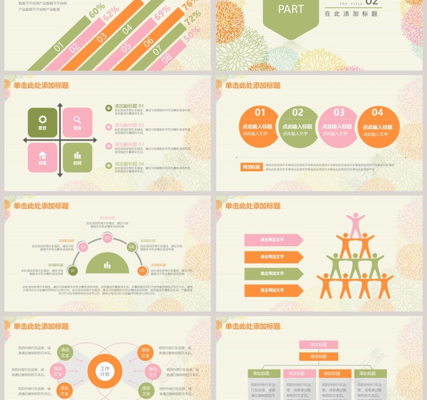 计划总结工作汇报PPT模板第3张