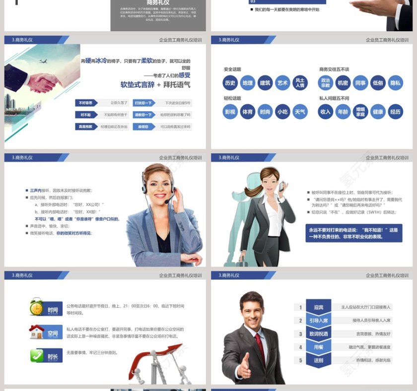 企业员工商务礼仪培训PPT第4张