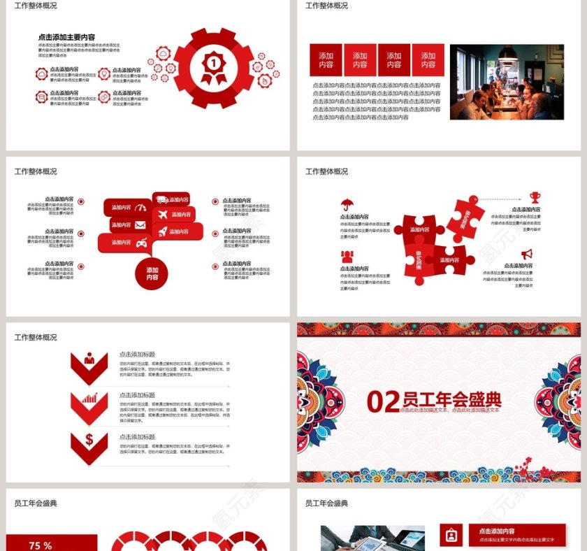 迎战猪年年终工作总结计划年会PPT第2张