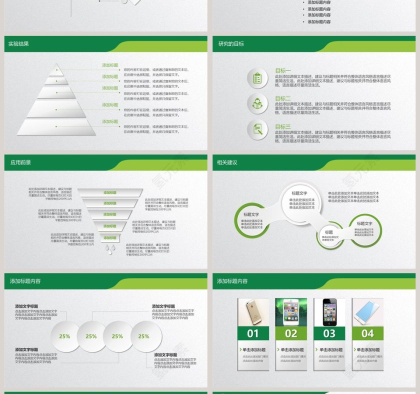 绿色简约毕业答辩开题报告PPT模板第4张