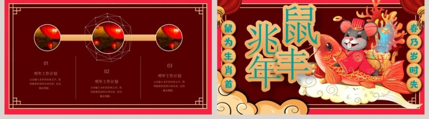 鼠年总结汇报2020年会PPT第5张