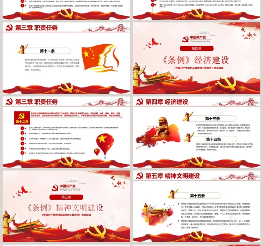 中国共产党农村基层工作条例第4张