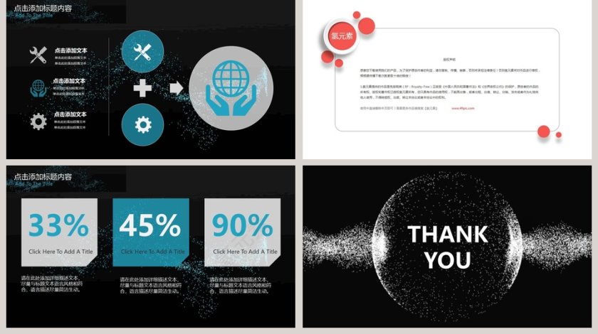 微粒子科技信息化 动态PPT模板互联网科技PPT第5张