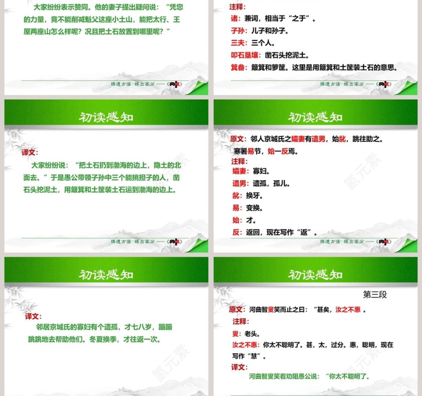 课文解析愚公移山语文课件PPT第7张