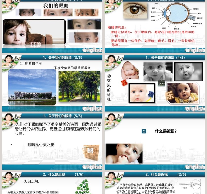 小学生爱眼护眼知识讲座ppt第2张