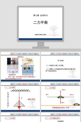 第七章 运动和力-二力平衡教学ppt课件