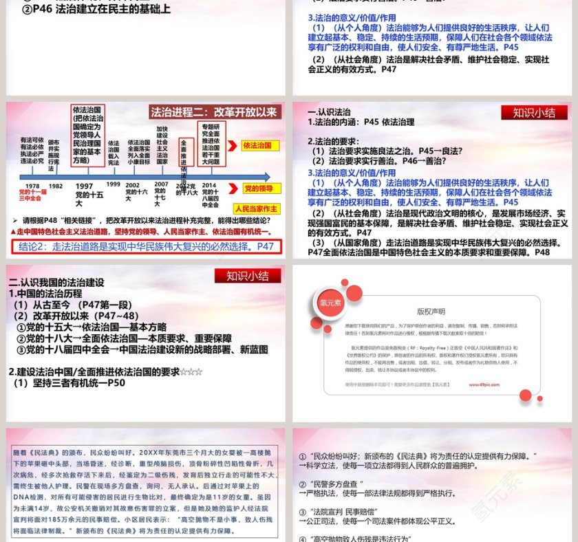 第四课 建设法治中国-夯实法治基础教学ppt课件第3张