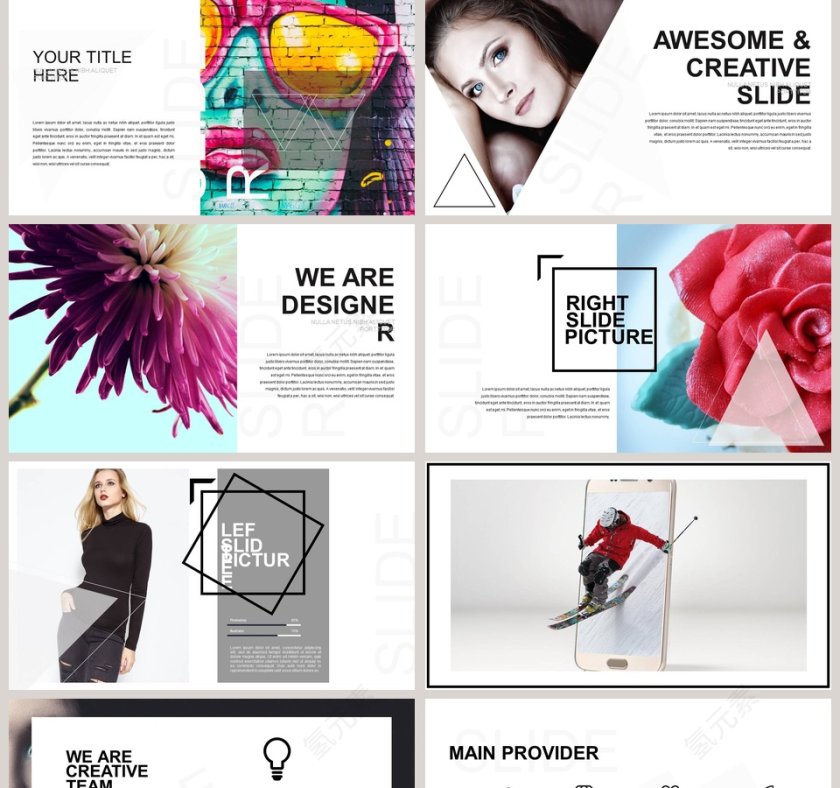 欧美风简约大气商业计划书PPT第2张