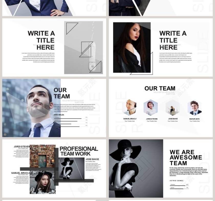 欧美风简约大气商业计划书PPT第4张